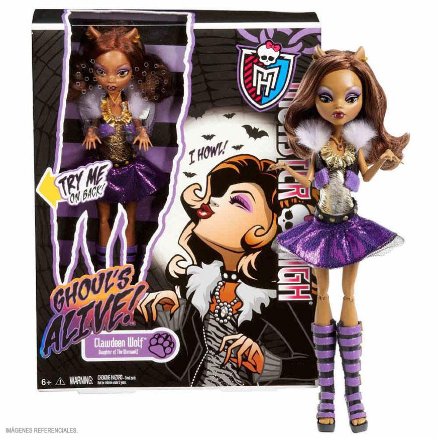 MH® Clawdeen Wolf Monsturos Vivientes G1 (2012)